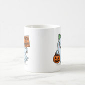 かわいい物をトリックまたは扱う コーヒーマグカップ (中央)