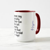 かわいい物語マグカップ | 時々良いママは悪い言葉を言う マグカップ (正面右)