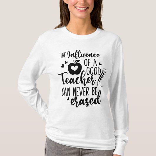 かわいい特別な先生鑑賞 Tシャツ (正面)