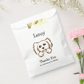 かわいい犬ありがとう フェイバーバッグ (封をした状態)