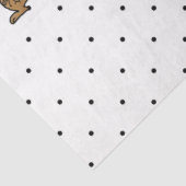 かわいい犬おもしろいの文字を綴った犬 薄葉紙 (詳細)