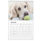 かわいい犬かあなたの写真のカスタムのカレンダー カレンダー (2月 2022)