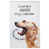 かわいい犬かあなたの写真のカスタムのカレンダー カレンダー (カバー)