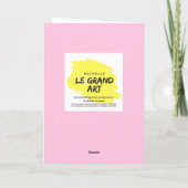 かわいい犬からの母の日カード カード (裏面)