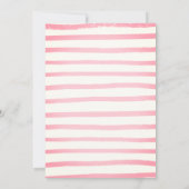 かわいい犬がパティーの誕生日パーティーに招待 招待状 (裏面)