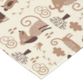 かわいい犬が付いているパターン テーブルクロス (アングル)