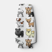 かわいい犬が繁殖パターン ボトルクーラー (正面)