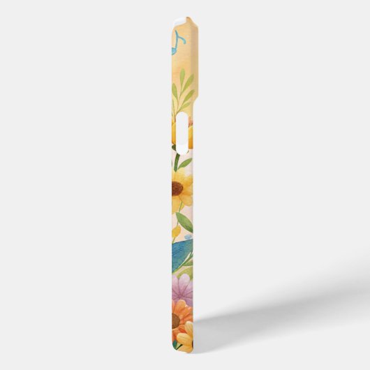 かわいい犬が花で歌う Case-Mate iPhoneケース (裏面 / 右)