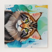 かわいい犬が閉まっている ジグソーパズル (横)