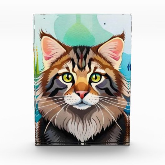 かわいい犬が閉まっている フォトブロック (正面)