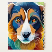 かわいい犬が閉まっている プランナー手帳 (裏面)