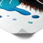 かわいい犬が閉まっている ポスター (角)