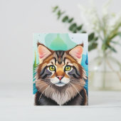 かわいい犬が閉まっている ポストカード (スタンド正面)