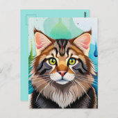 かわいい犬が閉まっている ポストカード (正面/裏面)