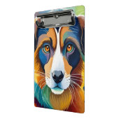 かわいい犬が閉まっている ミニクリップボード (アングル2)