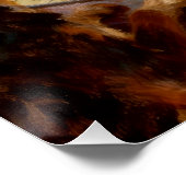 かわいい犬たちがボードゲームで遊ぶ面白い場面 ポスター (コーナー)