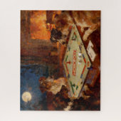 かわいい犬たちがボードゲームで遊ぶ ジグソーパズル (縦)