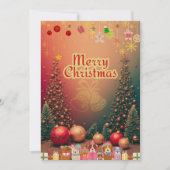 かわいい犬たちのイラスト入りクリスマスカード♡ シーズンカード (正面)