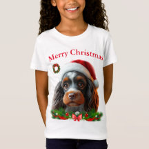 かわいい犬たちクリスマスTシャツ