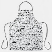 かわいい犬たちプリント エプロン (正面)