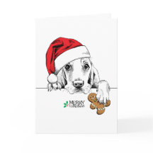 かわいい犬とジンジャーブレッドマンクッキー