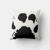 かわいい犬とメガネ&ポープリント枕 クッション (裏面)