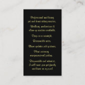 かわいい犬と家に座る名刺|過去記事 名刺 (裏面)