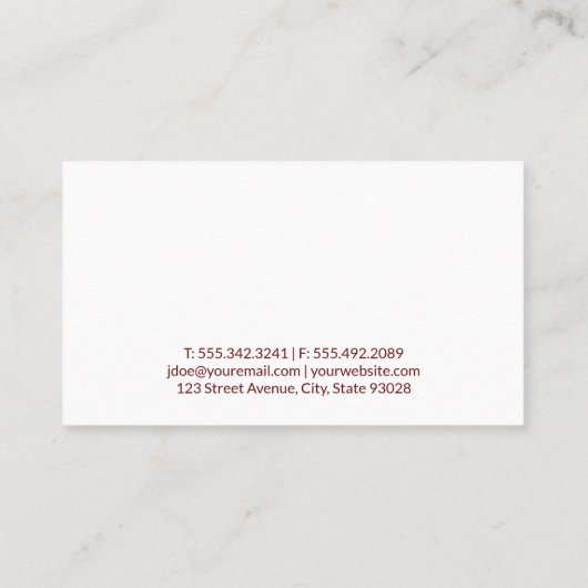 かわいい犬と猫たち |動物シェルター |トレーナー 名刺 (裏面)