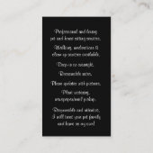 . .かわいい犬と猫と家が座る名刺 名刺 (裏面)