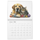 かわいい犬と猫最高のの仲間 カレンダー (1月 2026)