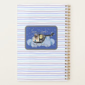 かわいい犬と警察の動きストライプ|過去記事 プランナー手帳 (裏面)