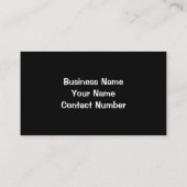 かわいい犬と黒と白の眠りの写真 名刺 (裏面)