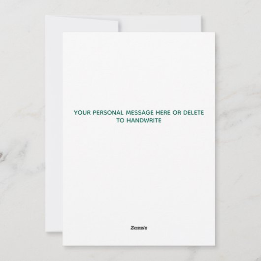 かわいい犬のおばあちゃんパーソナライズされたクリスマスペットの写真 シーズンカード (裏面)