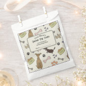 かわいい犬のおやつ フェイバーバッグ (クリップ留めされた状態)