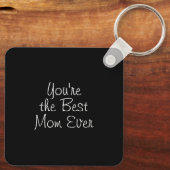 かわいい犬のお母さんの白黒の写最高の真|過去記事 キーホルダー (裏面)