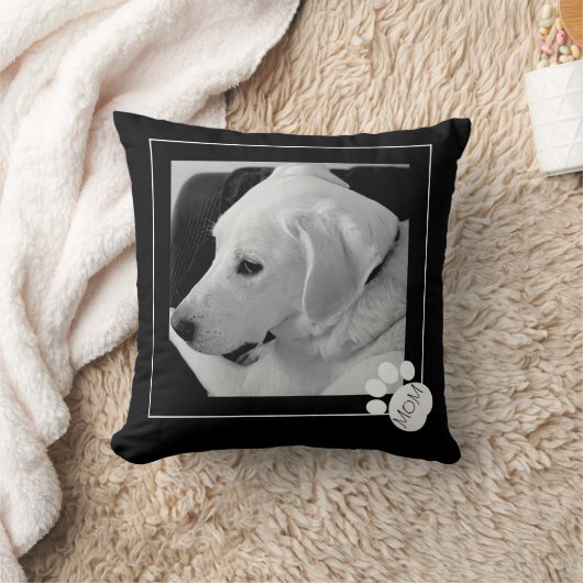 かわいい犬のお母さんの白黒の写最高の真|過去記事 クッション (ブランケット)