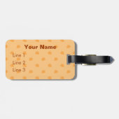 かわいい犬のかわいいのポメラニア犬 ラゲッジタグ (裏面横)