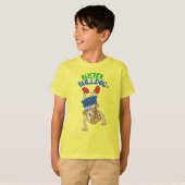 かわいい犬のイラストTシャツ スイートパピー キッズ Tシャツ (正面フル)