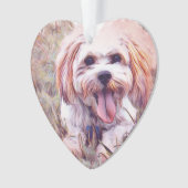 かわいい犬のオーナメント オーナメント (正面)
