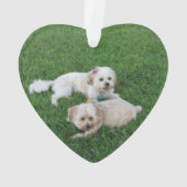 かわいい犬のオーナメント オーナメント (裏面)