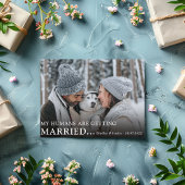 かわいい犬のオーナーの写真婚約結婚ズ セーブザデート