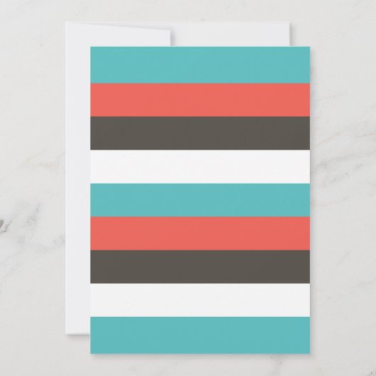 かわいい犬のキャラクターが着た醜いスウェーターのパーティー 招待状 (裏面)