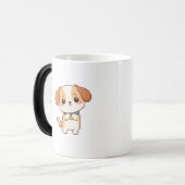 かわいい犬のキャラクター モーフィングマグカップ (正面左)