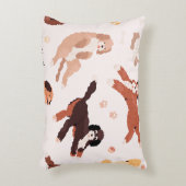 かわいい犬のクッション アクセントクッション (正面(垂直))