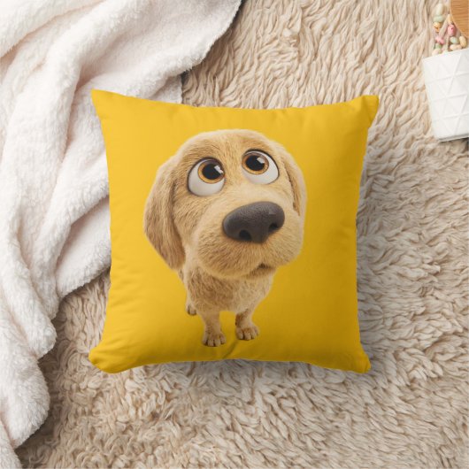 かわいい犬のクッション - 愛らしいペット愛好家のためのギフト枕 クッション (ブランケット)