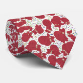 かわいい犬のクリスマスライト ネクタイ (ロール)