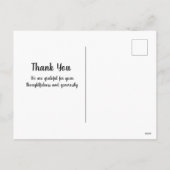 かわいい犬のクリスマス感謝していあなた シーズンポストカード (裏面)