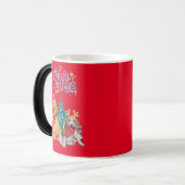 かわいい犬のクリスマス モーフィングマグカップ (正面左)