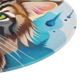 かわいい犬のクローズアップのミニクリップボード カッティングボード (角)