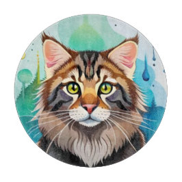 かわいい犬のクローズアップのミニクリップボード カッティングボード